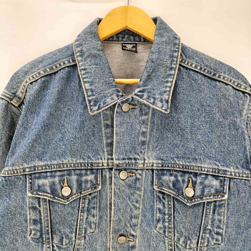 ワーナーブラザーズスタジオストア WARNER BROS STUDIO STORE 90S バック刺繍 デニム トラッカー ジャケット メンズ import:S